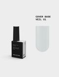 Cover Base № 01 Veil – Pusiau skaidrus pieno atspalvis, 10 ml