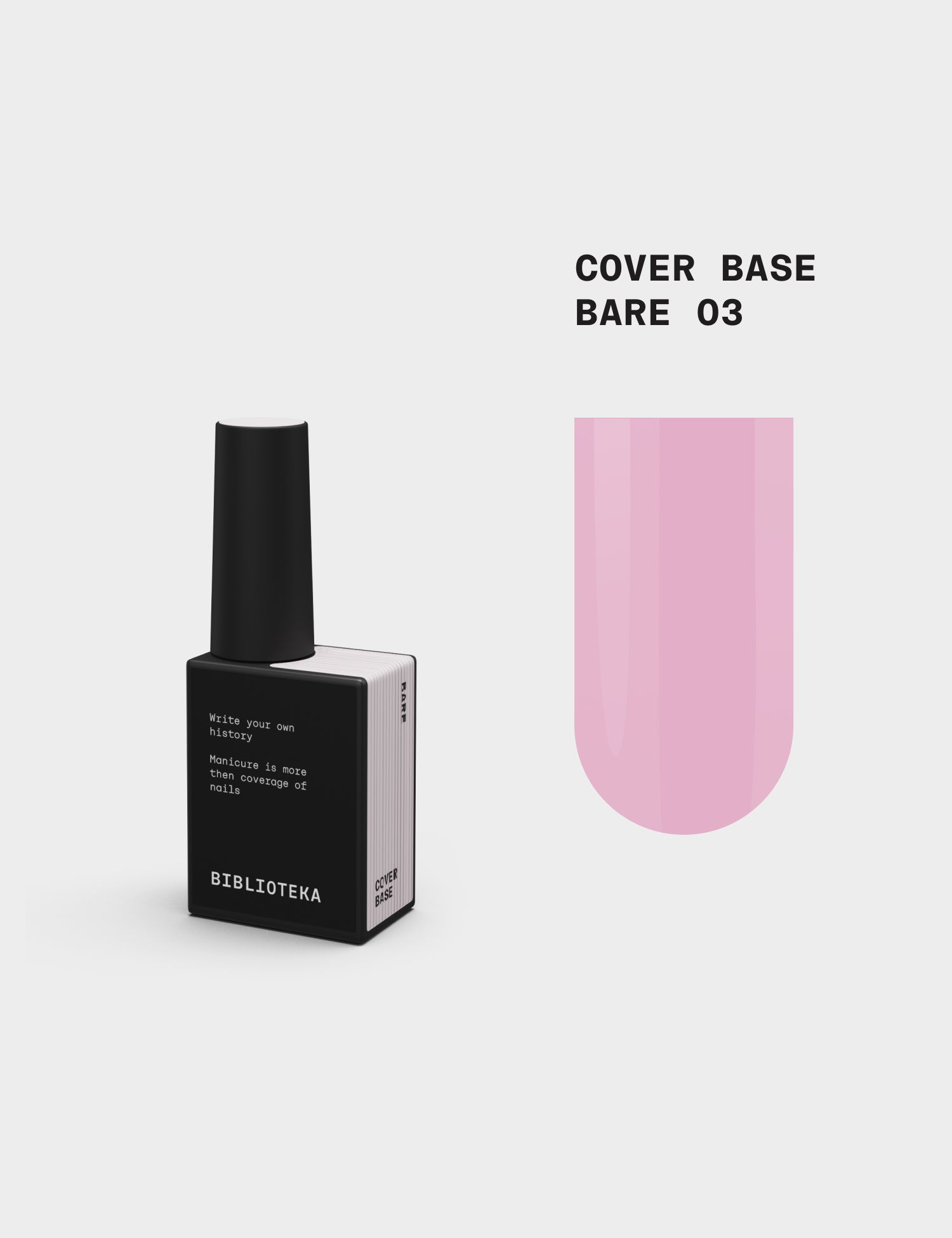Cover Base № 03 Bare – Natūrali, 10 ml