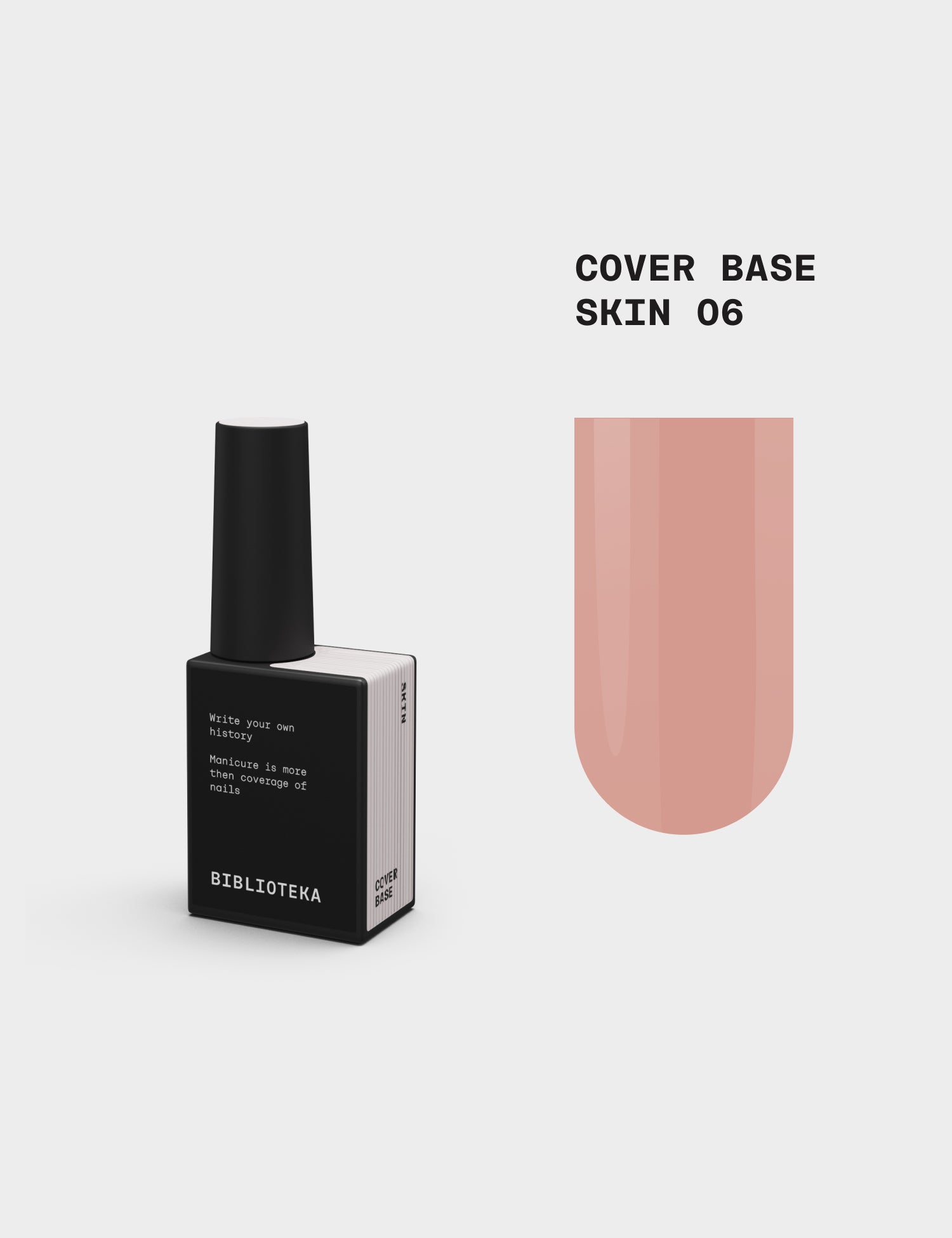 Cover Base № 06 Skin – Šiltas smėlio atspalvis, 10 ml