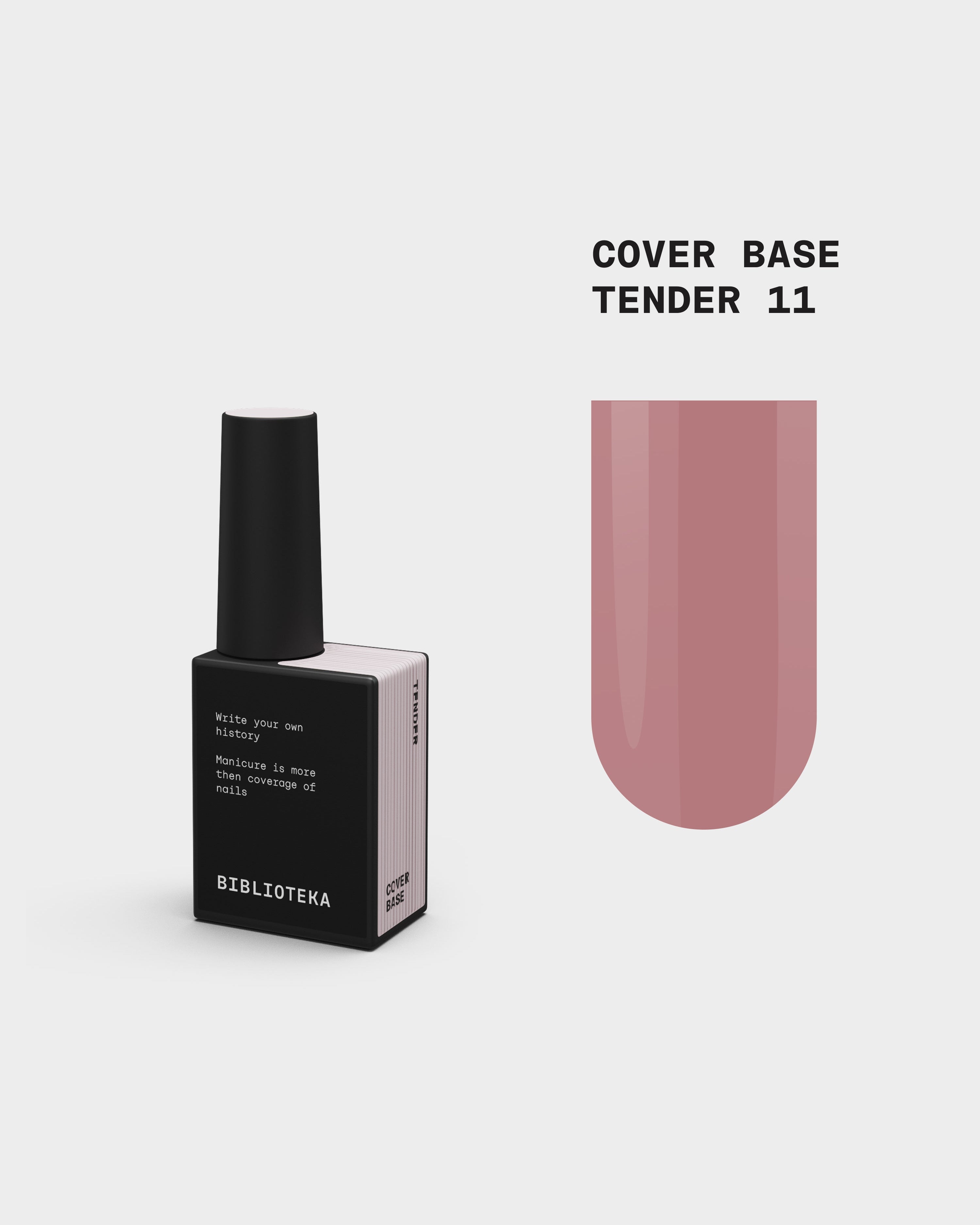 Cover Base № 11 Tender – Smėlio atspalvis, 10 ml