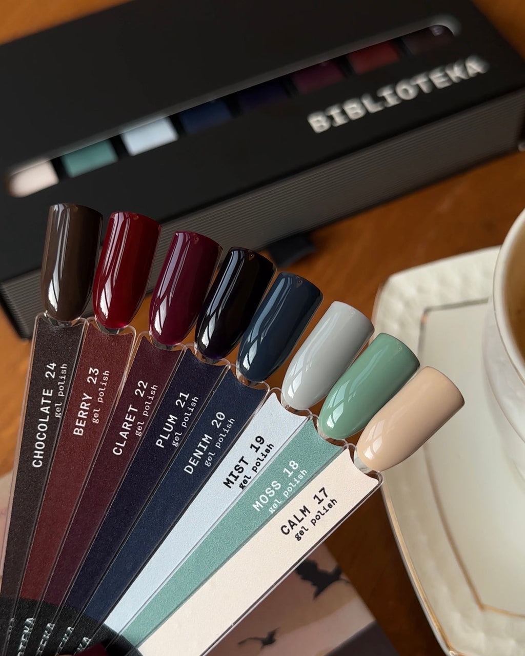 Gel Polish Set WARM LAYERS № 17-24
