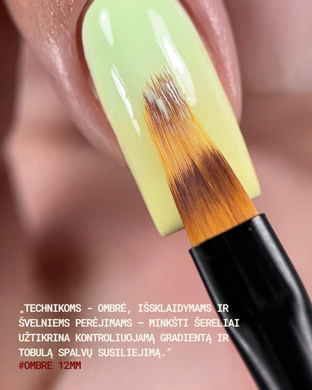 Teptukas #ombre, 12 mm