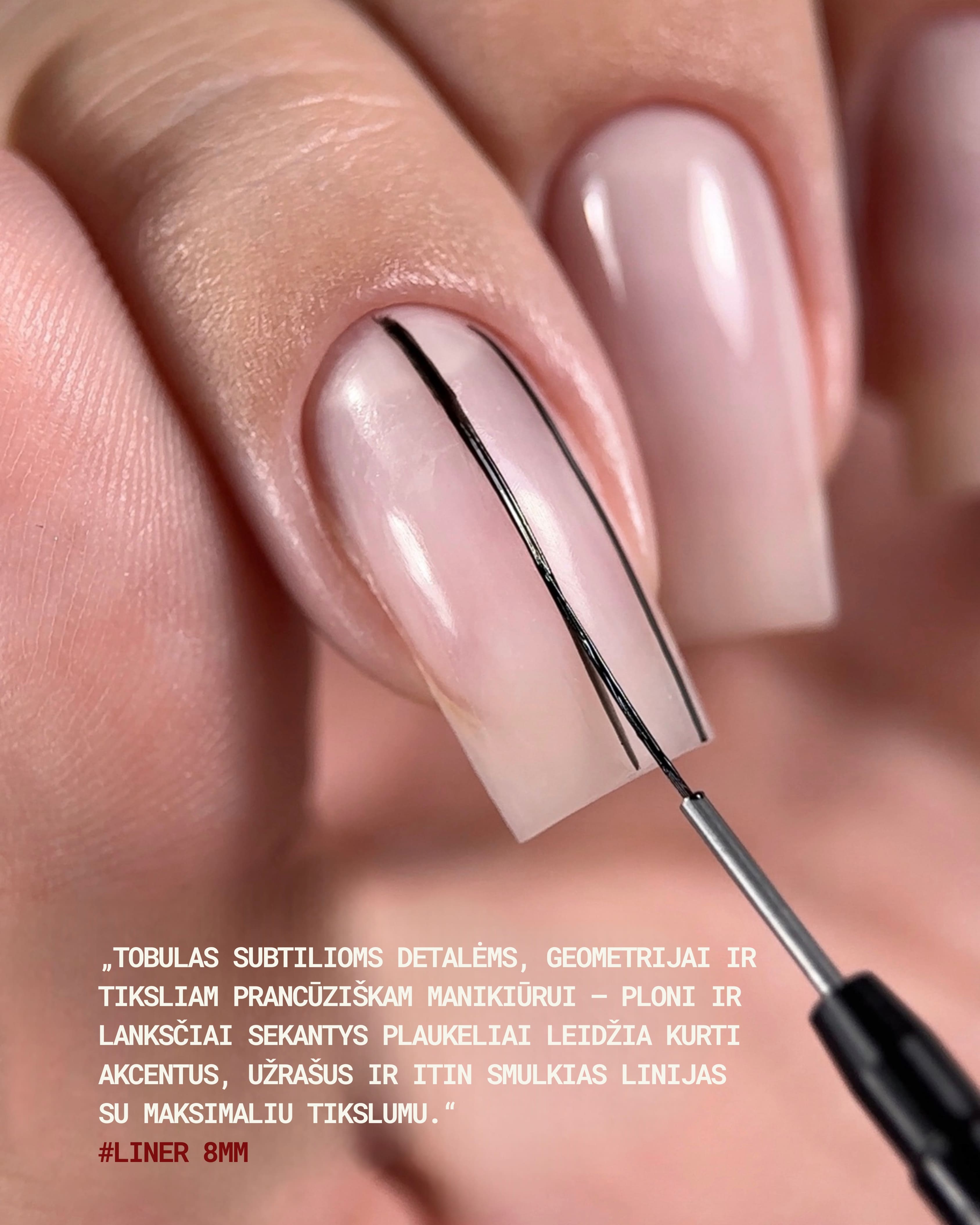 Teptukas #liner, 8 mm