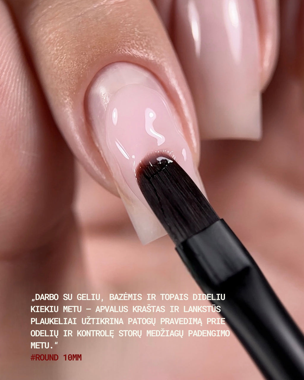 Teptukas #round, 10 mm