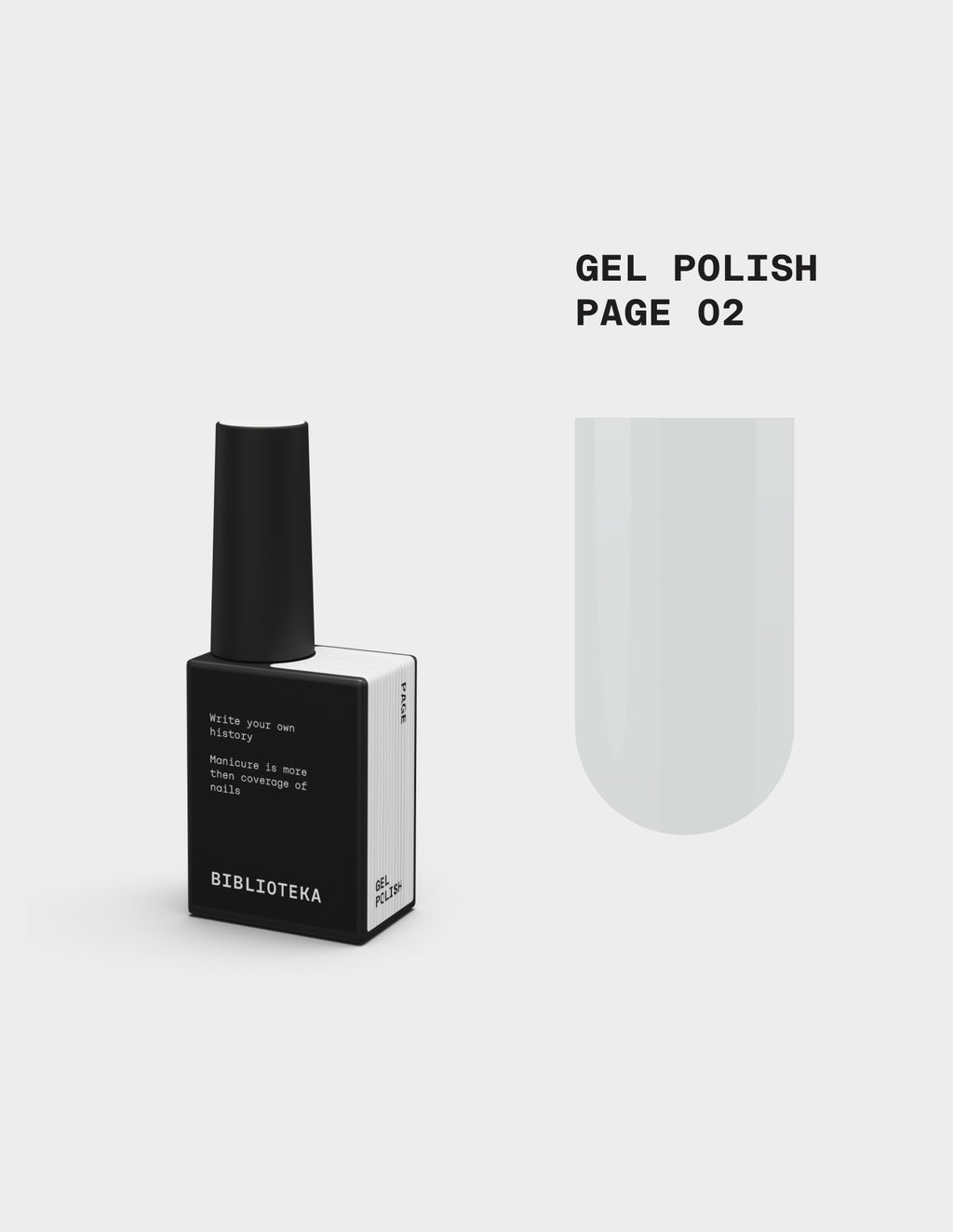 Gel Polish № 02 Page – White, 10 ml