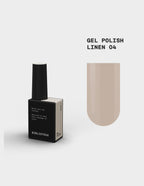 Gel Polish № 04 Linen – Smėlio spalvos, 10 ml
