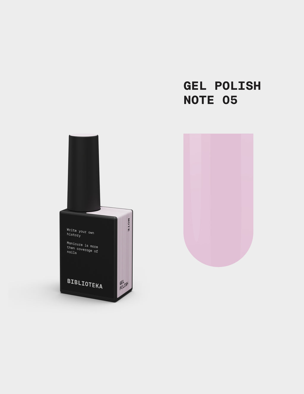 Gel Polish № 05 Note – Rožinė, 10 ml