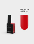 Gel Polish № 06 Quote – Raudona, 10 ml