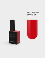 Gel Polish № 06 Quote – Raudona, 10 ml